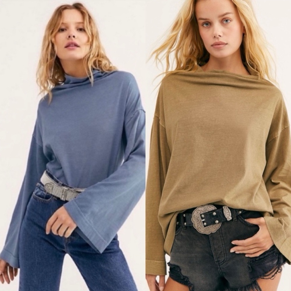 Free People ‘We the Free’ Supernova Bell Sleeve Top - Picture 3 of 8